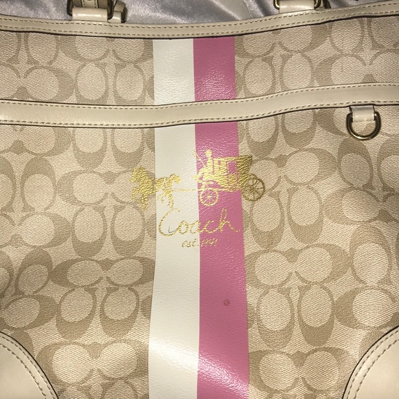 Coach C Tote Purse - Picture 3 of 8